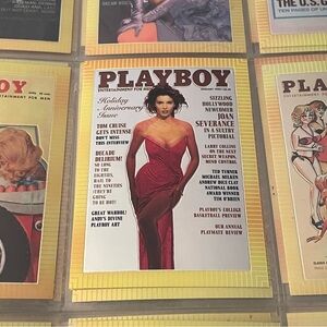 90s Vintage Playboy Chromium Cover Card Collectors Joan Severance 1995 #84
